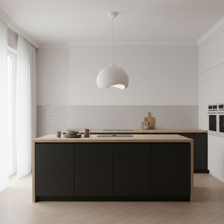 Φωτιστικό Οροφής Yontu Megapap e27 Fiberglass Μονόφωτο Χρώμα Λευκό 34x29x120εκ.