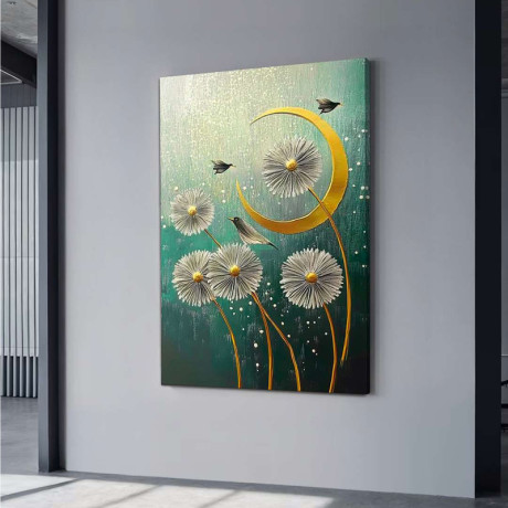 Πίνακας σε Καμβά "wildflowers" Megapap Ψηφιακής Εκτύπωσης 70x100x3εκ.