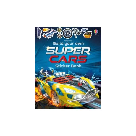 Build Your own Supercars Sticker Book