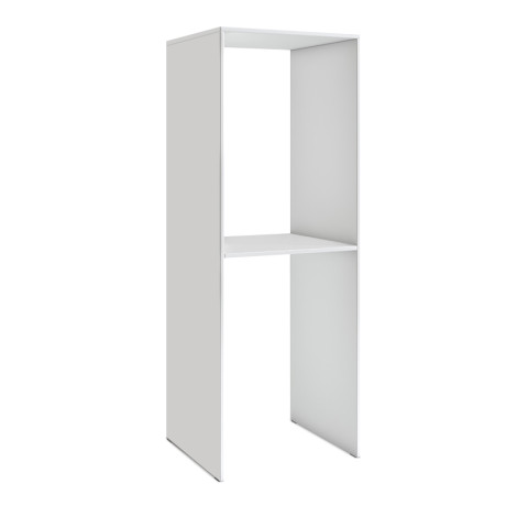 Έπιπλο Πλυντηρίου - Στεγνωτηρίου Evgenia Megapap Χρώμα Λευκό 70x60x180εκ.