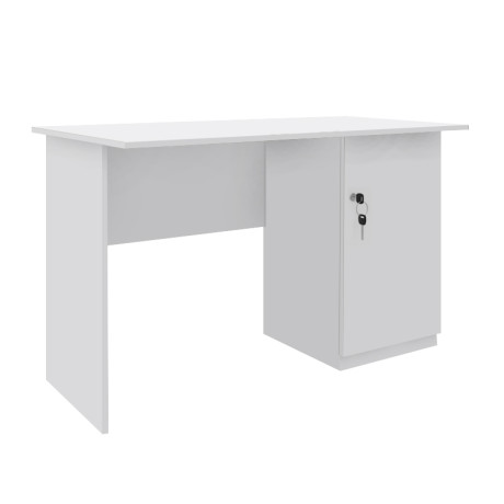 Γραφείο Εργασίας Moto Megapap Χρώμα Λευκό 110x60x75εκ.