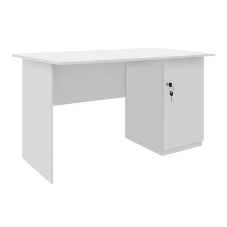 Γραφείο Εργασίας Moto Megapap Χρώμα Λευκό 120x80x75εκ.