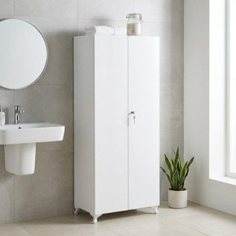 Ντουλάπα - Παπουτσοθήκη Cilem Megapap Χρώμα Λευκό 70x32x188εκ.