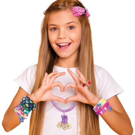 Plexi Flexi Disney Stitch Μεγάλη Θήκη Με 4500 Λαστιχάκια & 100 Αξεσουάρ Για 5+