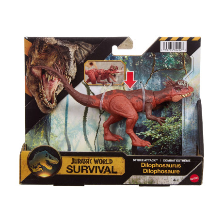 Mattel Jurassic World Survival: Strike Attack - Dilophosaurus (Jkl67)