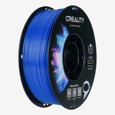 Creality cr-abs Blue 3d Printer Filament, Large Object Stability, Tensile Str. 43mpa, 1 kg Spool1.75