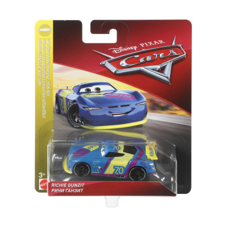 Mattel Disney Pixar: Cars – Richie Gunzit Vehicle (Fll85)