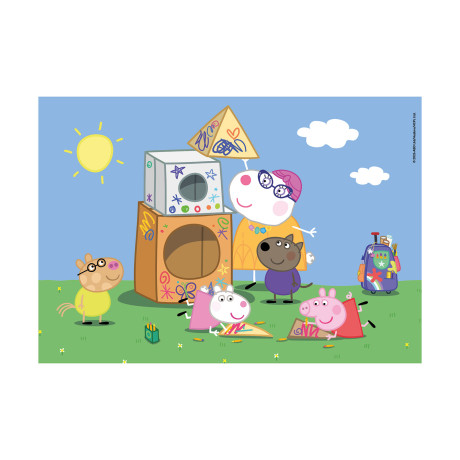 Clementoni Παιδικό Παζλ Super Color Peppa Pig 2x60 τμχ