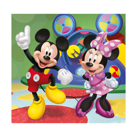 Clementoni Παιδικό Παζλ Super Color Disney Mickey Mouse Club House 3x48 τμχ