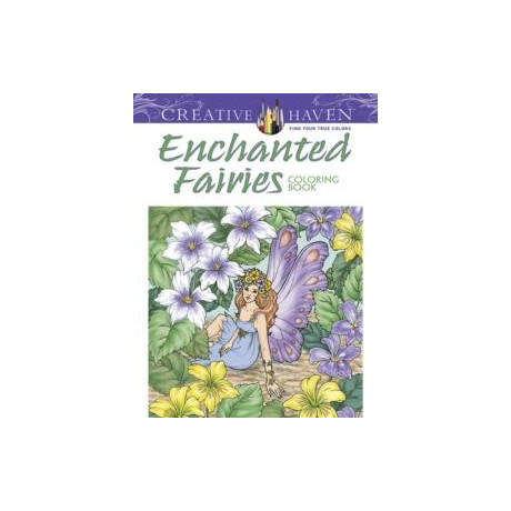 Creative Haven Enchanted Fairies Coloring Book