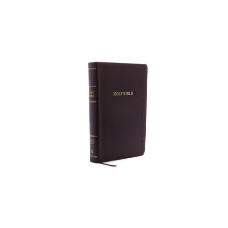 Kjv Holy Bible: Personal Size Giant Print With 43,000 Cross References, Burgundy Bonded Leather, red Letter, Comfort Print (Thumb Indexed): King James Version