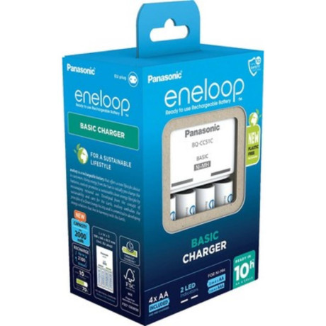 Panasonic R6/aa Eneloop 2000mah bk-3mcde (Pan19607)