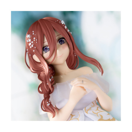 Banpresto : the Quintessential Quintuplets - Miku Nakano Statue (23cm) (29603)