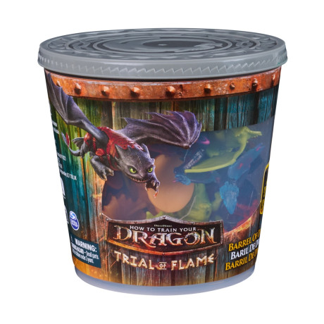 Spin Master Dreamwork Dragons: Small Bucket of Dragons Collectibles (6075546)