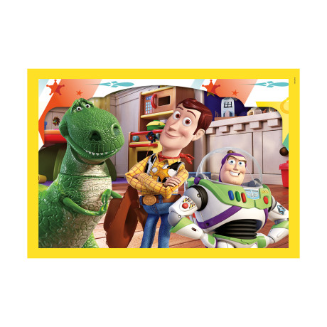 Clementoni Παιδικό Παζλ 4 in 1 Super Color Disney Pixar 12-16-20-24 τμχ