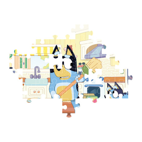 Clementoni Παιδικό Παζλ Super Color Bluey 60 τμχ