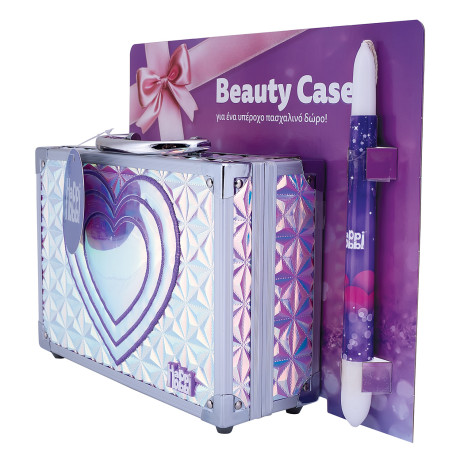 Λαμπάδα Happi Hobbi Θήκη Ομορφιάς Sparkle Love Με 30 αξεσουάρ Για 6+