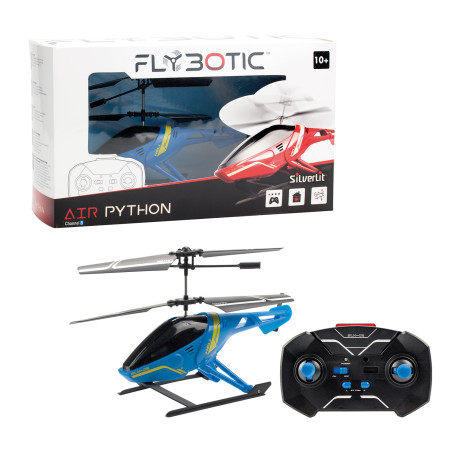 Silverlit Flybotic Air Python Τηλεκατευθυνόμενο Ελικόπτερο Μπλε Για 8+ Χρονών