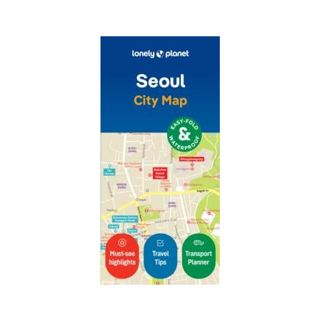 Lonely Planet Seoul City map