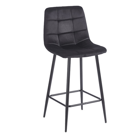 NORA BLACK VELVET ΥΦΑΣΜΑ 65εκ. ΣΚΑΜΠΟ ΜΕΤΑΛΛΙΚΟ 45X41X65-99εκ.