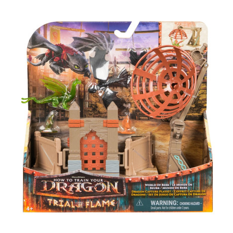 Spin Master how to Train Your Dragon: Trial of Flame - World of Berk Dragon Capture Playset (20156327)