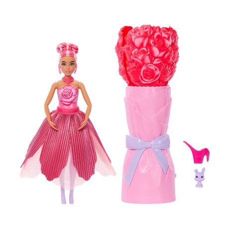 Mattel Barbie: Barbie Petal pop - Barbie Petal pop - red Rose (Jmf59) *