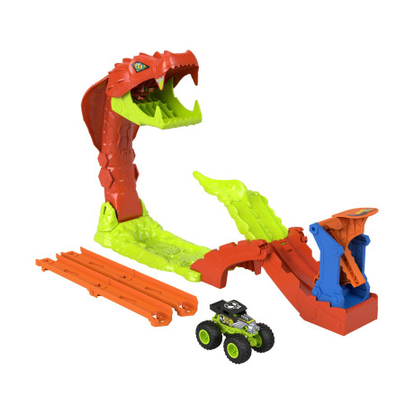 Mattel Monster Trucks: Playset - Snake Attack (Jjn44) *