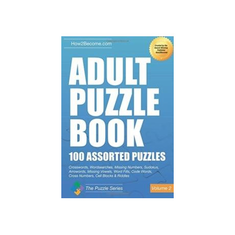 Adult Puzzle Book:100 Assorted Puzzles - Volume 2