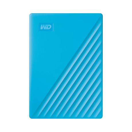 Western Digital my Passport 4tb External usb 3.2 gen 1 Portable Hard Drive (Blue) (Wdbpkj0040bbl-Wesn)