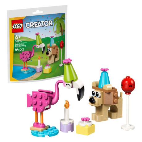Lego Creator Cute Animals Celebrating a Birthday (Polybag) (30715) (Lgo30715)