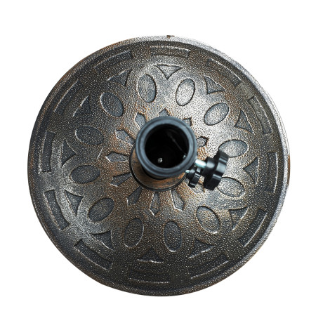 Βάση Ομπρέλας ArteLibre SOCOTRA 15kg Μαύρο Τσιμέντο/Πλαστικό 48x8cm