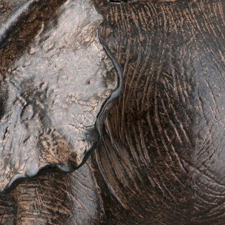 Figure Elephant Synthetic Resin Brown 2 Assorted 18X10X20Cm 18X10X20Cm