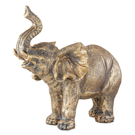 Φιγούρα Ελέφαντας/Καμηλοπάρδαλη/Ρινόκερος ArteLibre Μπρονζέ Polyresin Σε 2 Σχέδια