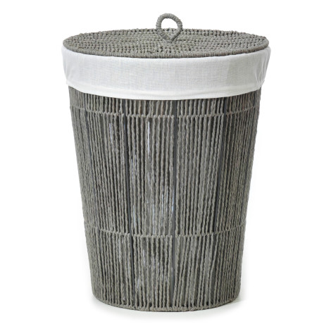 Καλάθι Απλύτων Γκρι Φ37cm