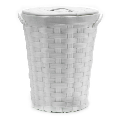 Καλάθι Απλύτων Λευκό Φ43cm