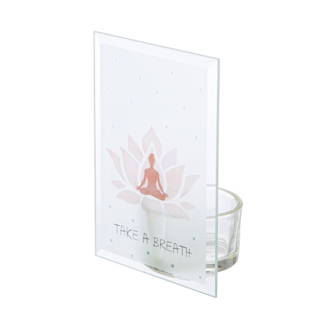 Θήκη Ρεσώ ArteLibre Namaste Διάφανο Γυαλί 8x5x12cm Σε 2 Σχέδια