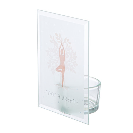 Θήκη Ρεσώ ArteLibre Namaste Διάφανο Γυαλί 8x5x12cm Σε 2 Σχέδια