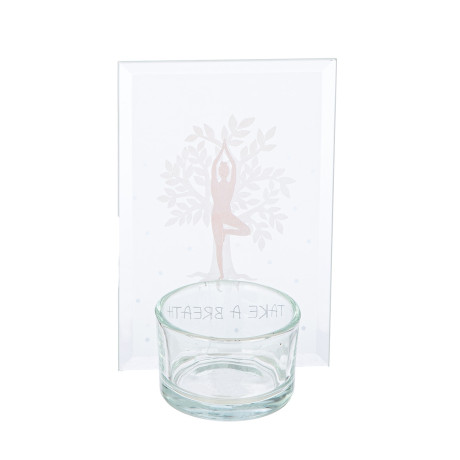 Θήκη Ρεσώ ArteLibre Namaste Διάφανο Γυαλί 8x5x12cm Σε 2 Σχέδια