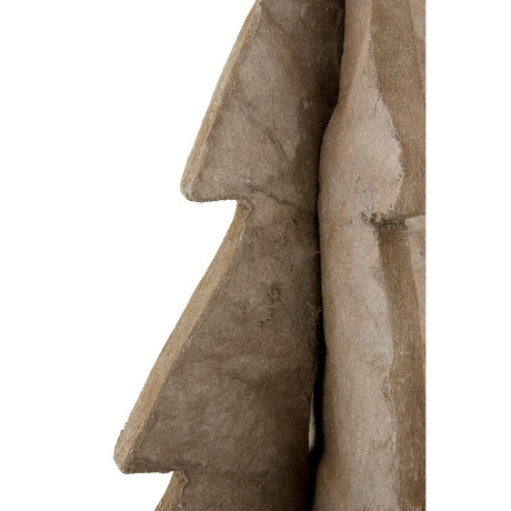 Διακοσμητικό Αντικείμενο Χριστουγεννιάτικο Δέντρο 'Nordic' Χαρτοπολτός Καφέ 16x16.5x26.5cm