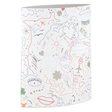 Διακοσμητικό Φως (LED) Έλλειψη 'Modern Art' Χαρτί Λευκό 6x13x16cm