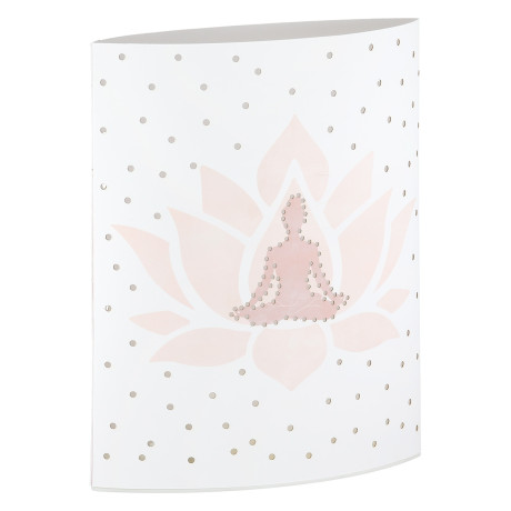 Διακοσμητική Λάμπα LED ArteLibre Namaste Yoga Λευκό 13x6x16cm Σε 2 Σχέδια