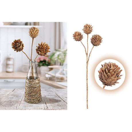 Κλαδί ArteLibre Τεχνητό Καφέ 58cm