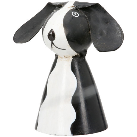 Φιγούρα φράχτη Dog Metal White Assorted 3 Times 7X6X7Cm 7X6X7Cm