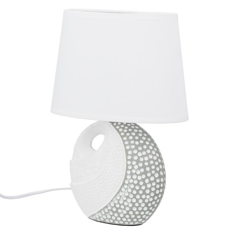 Επιτραπέζιο φωτιστικό Στρογγυλό Κεραμικό Γκρι Λευκό 2 Ποικιλία 20X12X29Cm 20X12X29Cm