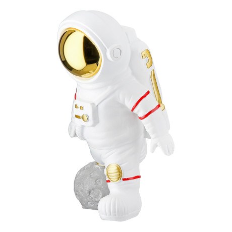 Figure Astronaut Synthetic Resin Grey White 2 Assorted 10X14X18Cm 10X14X18Cm