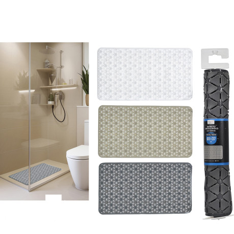 Πατάκι Μπάνιου/Ντους PVC 68x37cm Σε 4 Σχέδια