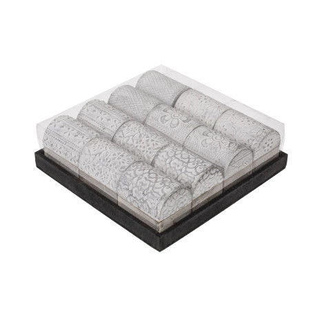 Κουτί Αποθήκευσης Κοσμημάτων Μέταλλο/Ξύλο 5x3.8cm Σε 6 Σχέδια