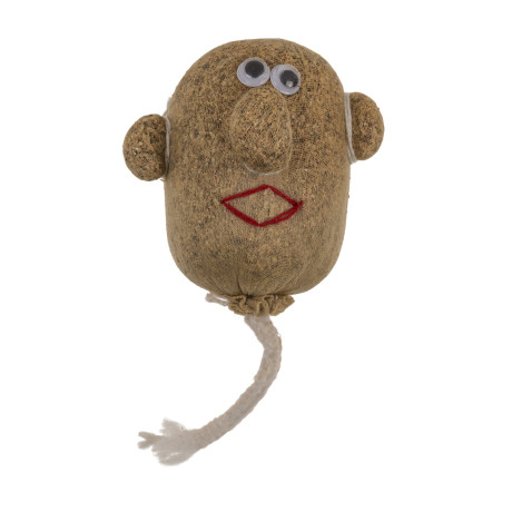 Πρόσωπο Γρασίδας Σε Πλαστικό Αβγό 8cm