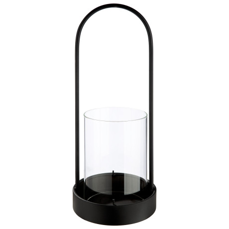 Φανάρι Κυλινδρικό Μεταλλικό Μαύρο D15X39Cm D15X39Cm