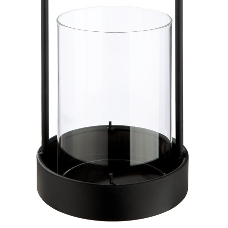 Φανάρι Κυλινδρικό Μεταλλικό Μαύρο D15X39Cm D15X39Cm